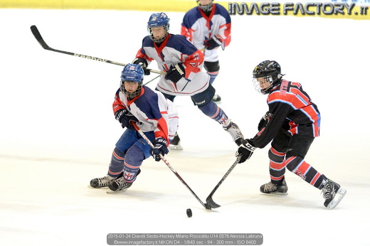 2015-01-24 Diavoli Sesto-Hockey Milano Rossoblu U14 0576 Alessia Labruna